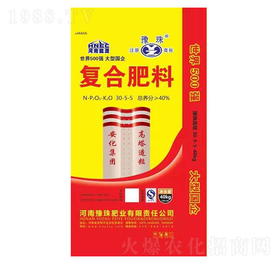 高塔造粒復(fù)合肥料30-5-5-豫珠肥業(yè)