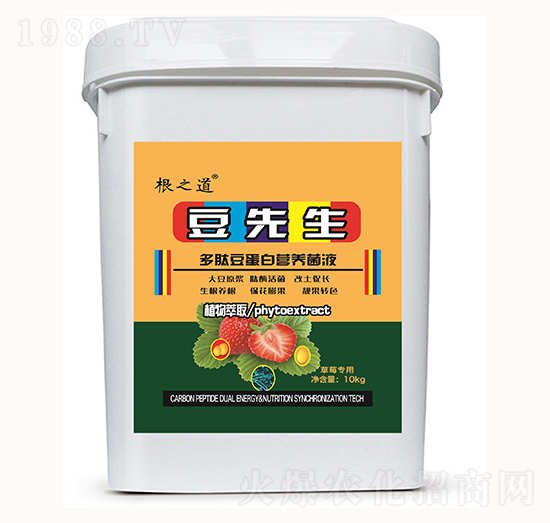 草莓專用多肽豆蛋白營(yíng)養(yǎng)菌液-豆先生-根之道