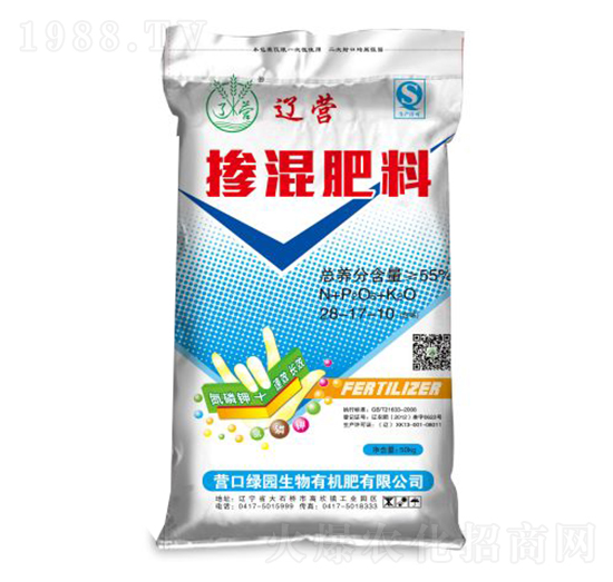 摻混肥料28-17-10-綠園