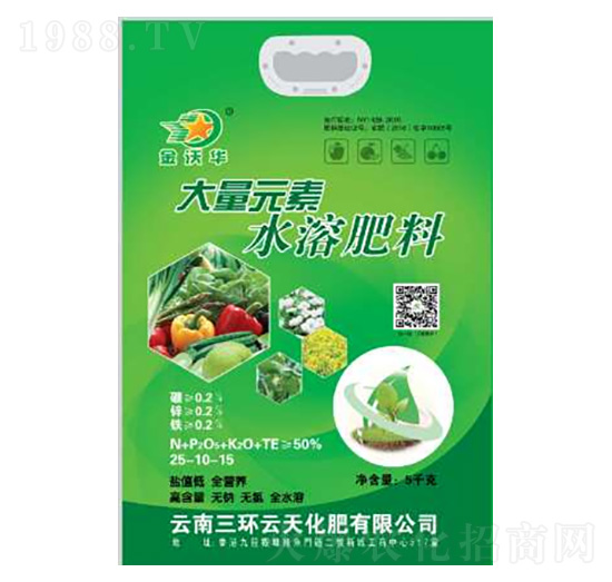 大量元素水溶肥料25-10-15-金沃華-金農肥業(yè)