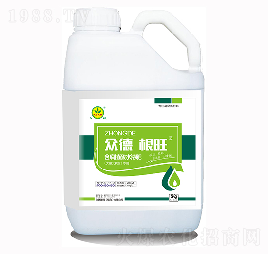 含腐植酸水溶肥100-50-50-根旺-眾德