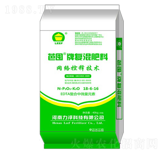 網絡狀控釋肥18-6-16-芭囤-力浮科技