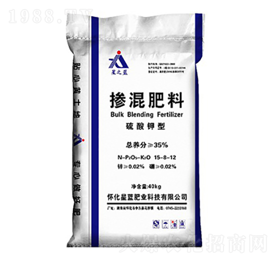 硫酸鉀型摻混肥料15-8-12-星之藍(lán)-星藍(lán)肥業(yè)