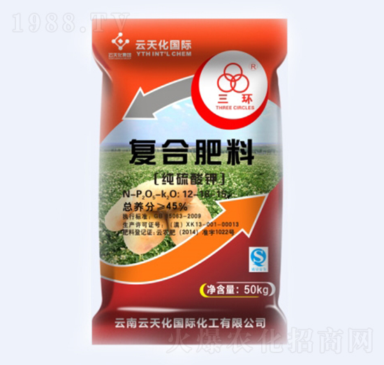 硫酸鉀型復合肥12-18-15-天宇匯景