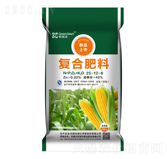玉米專用復(fù)合肥25-12-8-格瑞龍-天宇匯景