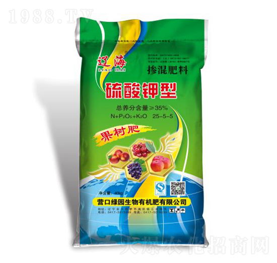 硫酸鉀型摻混肥料25-5-5-綠園生物