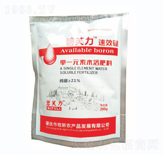 單一元素水溶肥料-碧芙力21%硼-格新農(nóng)業(yè)