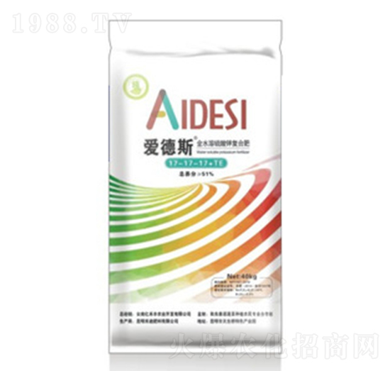 愛德斯水溶肥17-17-17+TE-禾迪