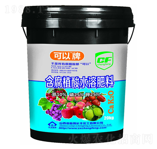 20kg含腐植酸水溶肥料-可以-長豐化工