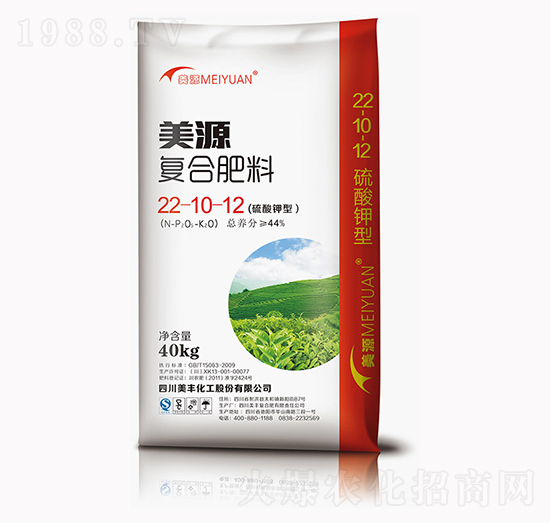 美源復合肥料22-10-12-美豐化工