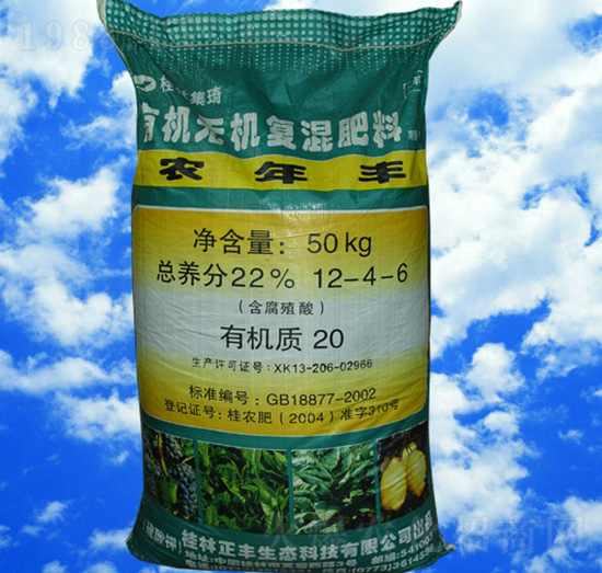 有機無機復混肥料12-4-6-農年豐-正豐生態(tài)