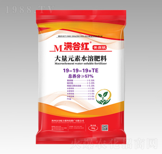 大量元素水溶肥料19-19-19+TE-滿谷紅-金谷配方肥