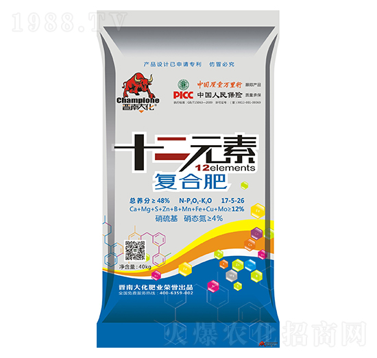 十二元素復(fù)合肥料17-5-26-晉南大化-凱美佳肥業(yè)