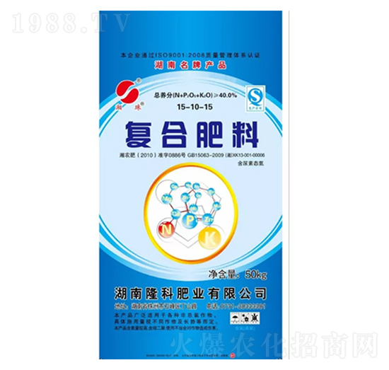 湘珠牌復合肥15-10-15-隆科農(nóng)資