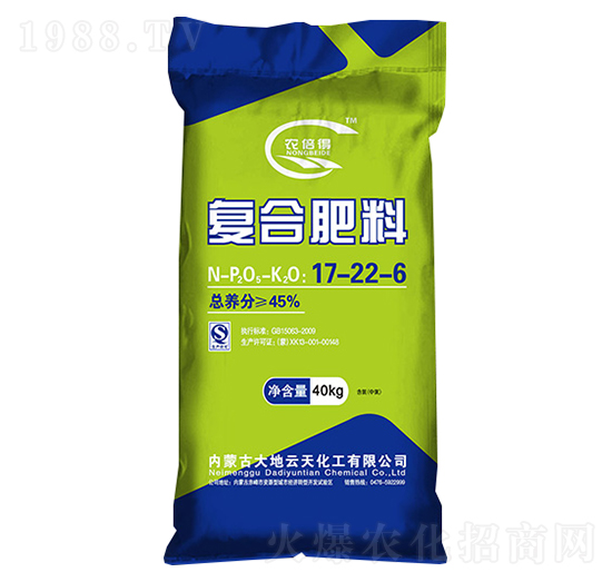 復(fù)合肥料17-22-6-農(nóng)倍得-大地云天