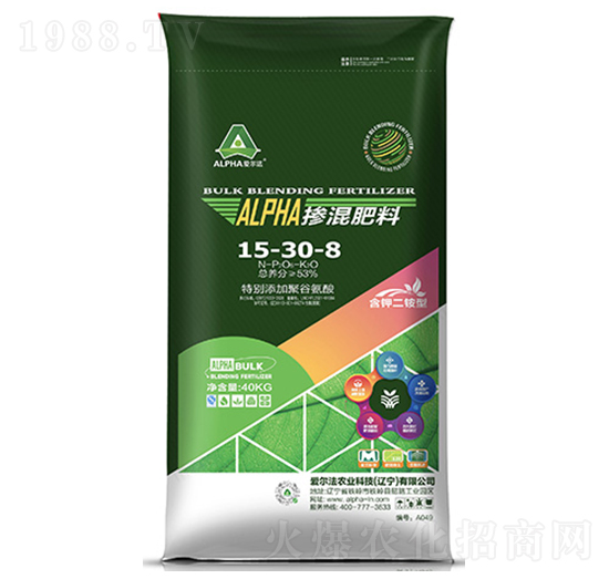 摻混肥料15-30-8-愛爾法