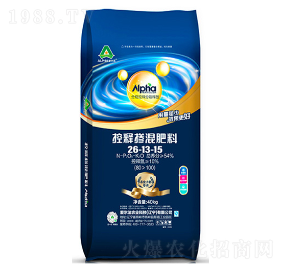 控釋摻混肥料26-13-15-愛爾法