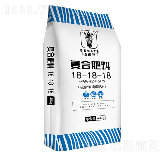 硫酸鉀滴灌復合肥料18-18-18-佰鎷特-云天化農資