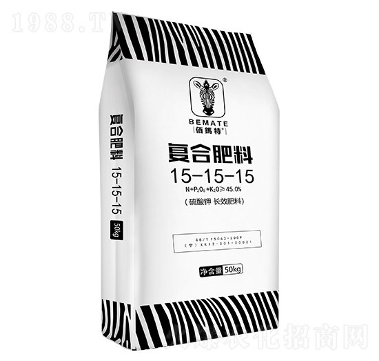 硫酸鉀長效復合肥料15-15-15-佰鎷特-云天化農(nóng)資