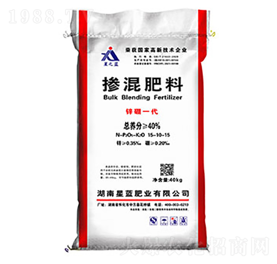 摻混肥料15-10-15-鋅硼一代-星藍(lán)肥業(yè)