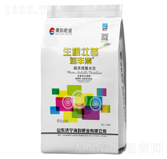 20kg超濃縮螯合態(tài)全營(yíng)養(yǎng)水溶肥-生根壯苗速豐素-海韻生物