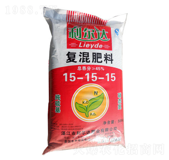 純硫基復(fù)混肥料15-15-15-利爾達肥業(yè)