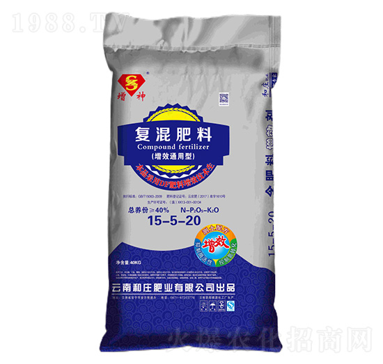 增效通用型復合肥料15-5-20-增神-和莊肥業(yè)