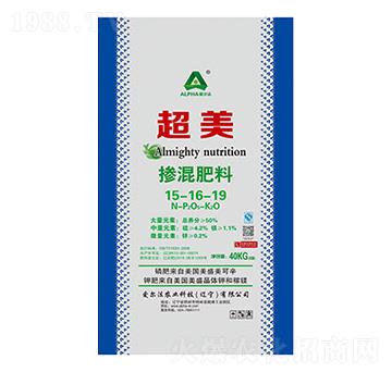 超美摻混肥料15-16-19-愛爾法