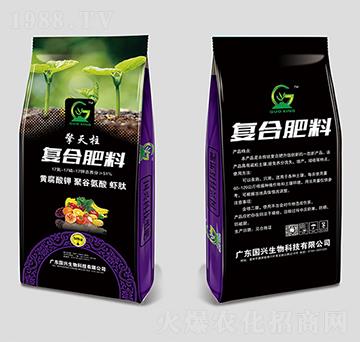 黃腐酸鉀復合肥料17-17-17-擎天柱-國興生物