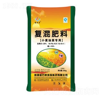 小麥油菜專用復(fù)混肥料12-9-4-寶石萊