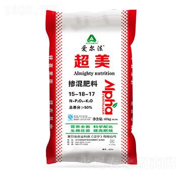 超美摻混肥料15-18-17-愛爾法