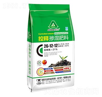 控釋摻混肥料26-12-12-愛爾法