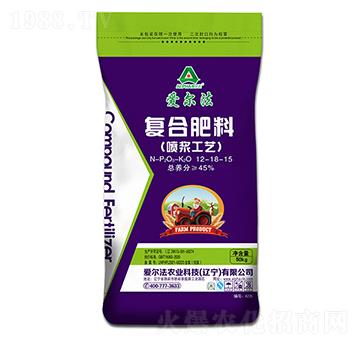 噴漿工藝復(fù)合肥料12-18-15-愛爾法