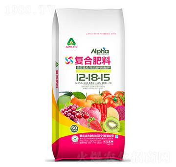 噴漿造粒復(fù)合肥料12-18-15-愛爾法