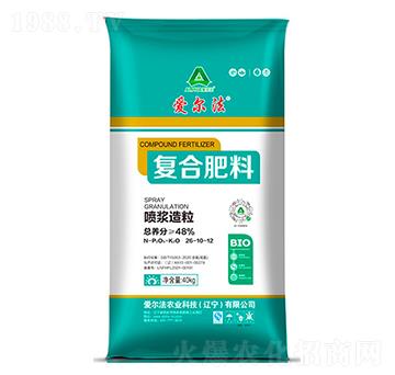 噴漿造粒復(fù)合肥料26-10-12-愛爾法
