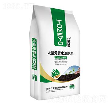 大量元素水溶肥料15-4-32+TE-立美優(yōu)-云天化農資
