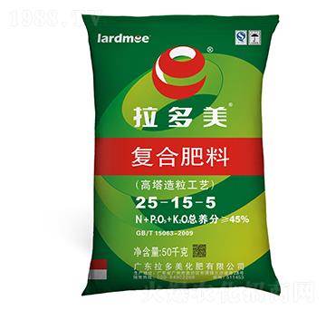 50KG小麥專(zhuān)用復(fù)合肥料25-15-5-E族-拉多美