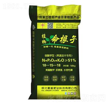 果蔬苗木專用硫酸鉀型摻混肥料18-15-18-植物命根子-鋅硼一代-星藍肥業(yè)