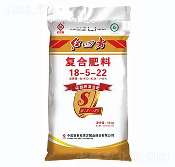 純硫酸鉀復(fù)合肥料18-5-22+10S-紅四方